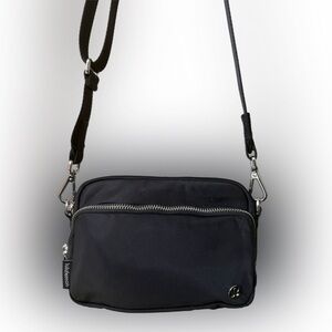 Lululemon Athletica Black Messenger Bag